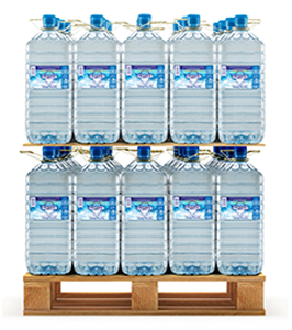 60 Bottles - 15L Justeau Spring Water - Full Pallet