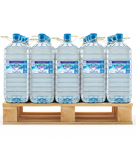 30 Bottles - 15L Justeau Spring Water - Half Pallet